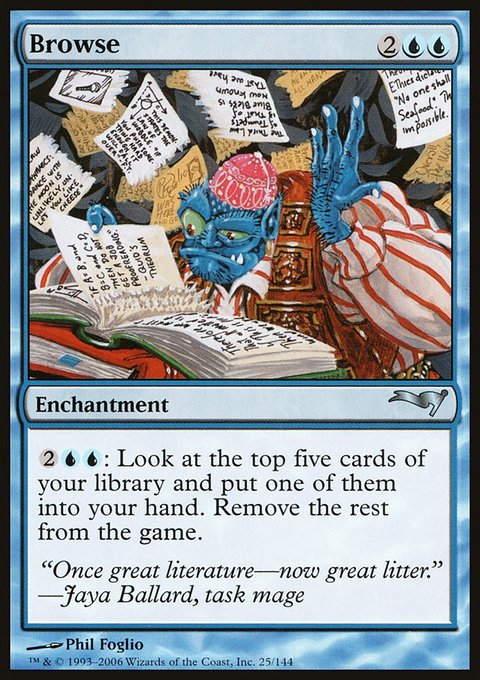 Browse, Coldsnap Theme Decks #25, Magic: The Gathering card