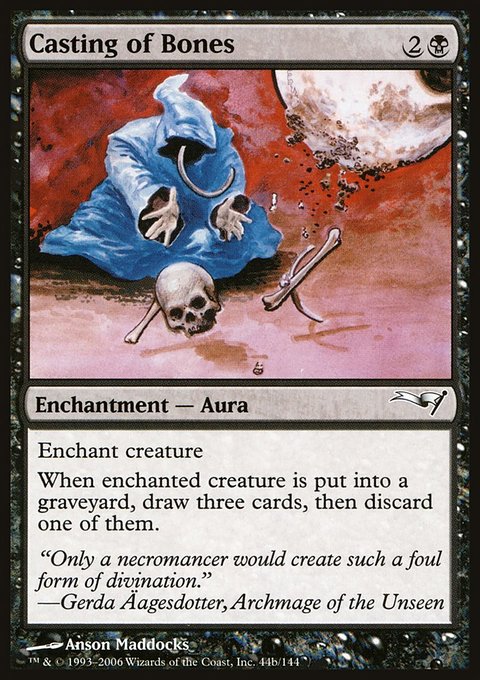 Casting of Bones, Coldsnap Theme Decks #44b, Magic: The Gathering card