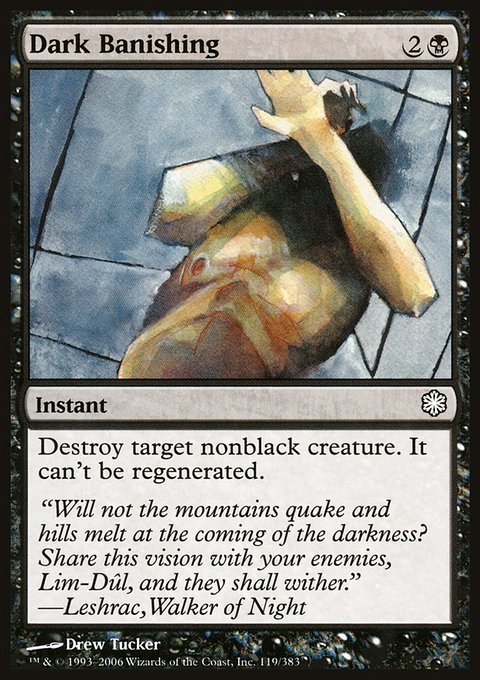 Dark Banishing, Coldsnap Theme Decks #119, Magic: The Gathering card