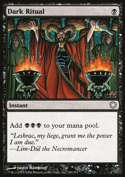Dark Ritual, Coldsnap Theme Decks #120, Magic: The Gathering card