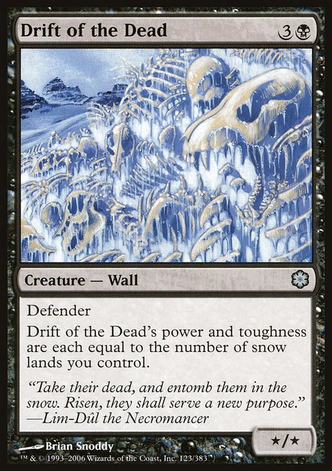 Drift of the Dead, Coldsnap Theme Decks #123, Magic: The Gathering card