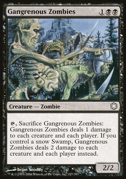 Gangrenous Zombies, Coldsnap Theme Decks #127, Magic: The Gathering card