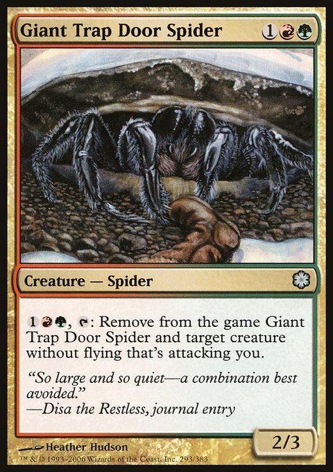 Giant Trap Door Spider, Coldsnap Theme Decks #293, Magic: The Gathering card