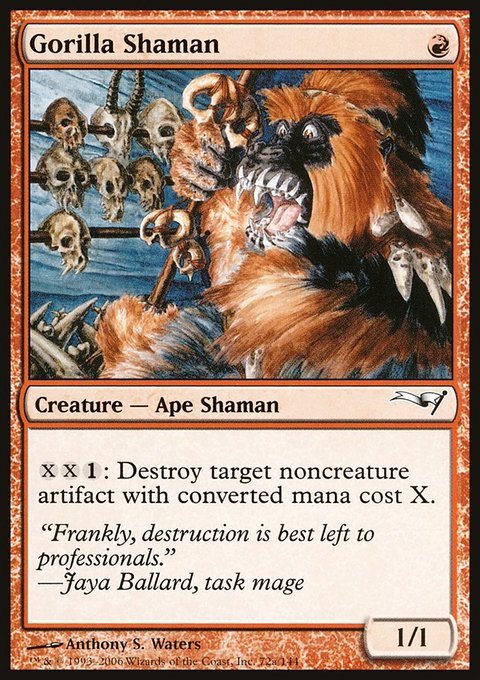 Gorilla Shaman, Coldsnap Theme Decks #72a, Magic: The Gathering card