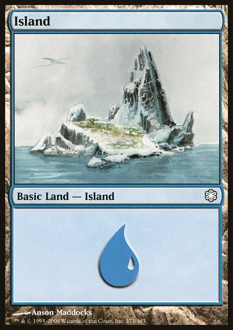 Island, Coldsnap Theme Decks #373, Magic: The Gathering card