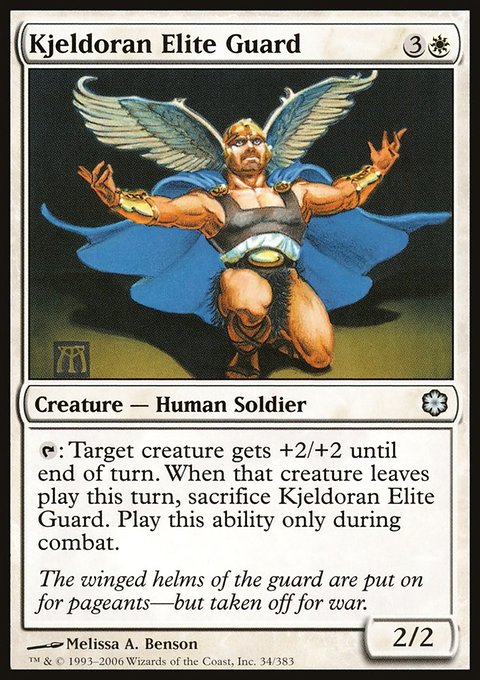 Kjeldoran Elite Guard, Coldsnap Theme Decks #34, Magic: The Gathering card