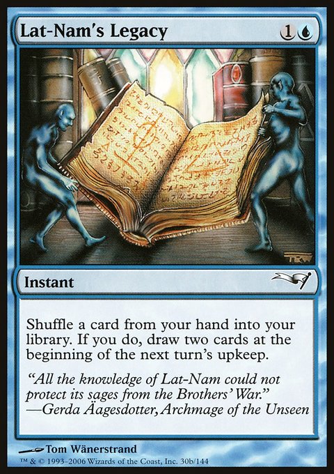 Lat-Nam's Legacy, Coldsnap Theme Decks #30b, Magic: The Gathering card
