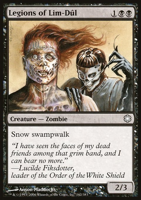 Legions of Lim-Dûl, Coldsnap Theme Decks #142, Magic: The Gathering card