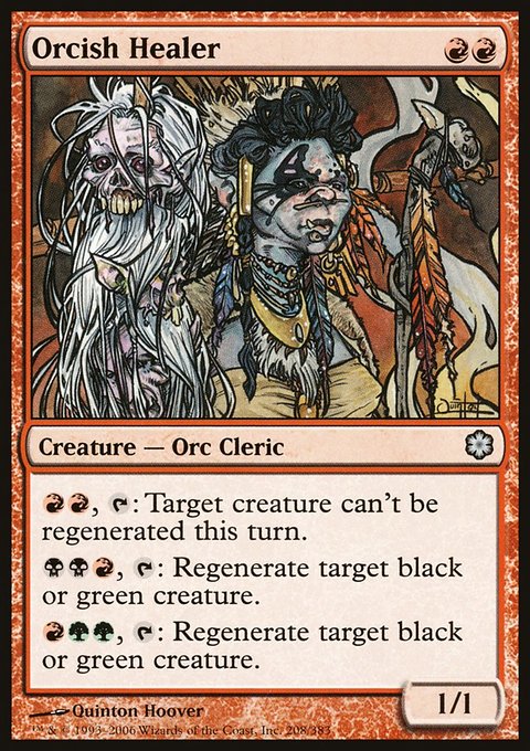 Orcish Healer, Coldsnap Theme Decks #208, Magic: The Gathering card