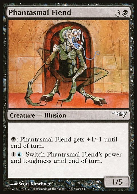 Phantasmal Fiend, Coldsnap Theme Decks #57a, Magic: The Gathering card