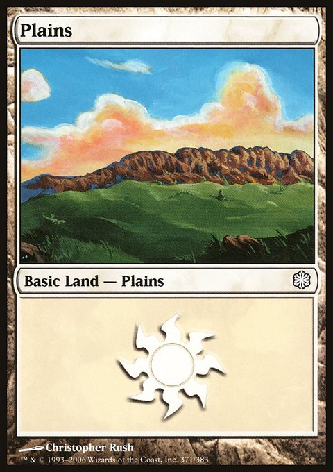 Plains, Coldsnap Theme Decks #371, Magic: The Gathering card
