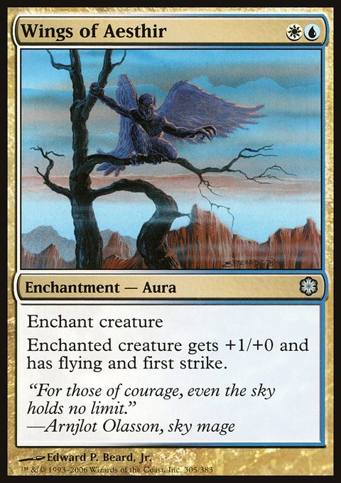 Wings of Aesthir, Coldsnap Theme Decks #305, Magic: The Gathering card