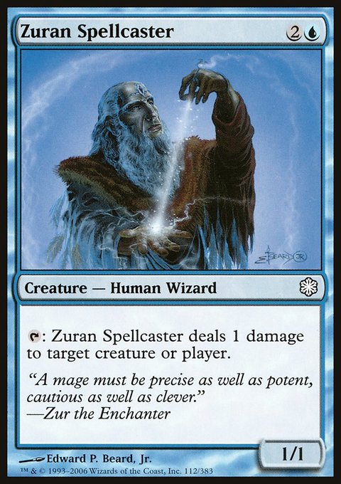 Zuran Spellcaster, Coldsnap Theme Decks #112, Magic: The Gathering card