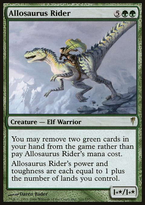 Allosaurus Rider, Coldsnap #101, Magic: The Gathering card