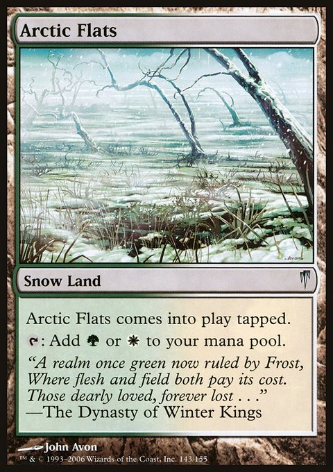 Arctic Flats, Coldsnap #143, Magic: The Gathering card