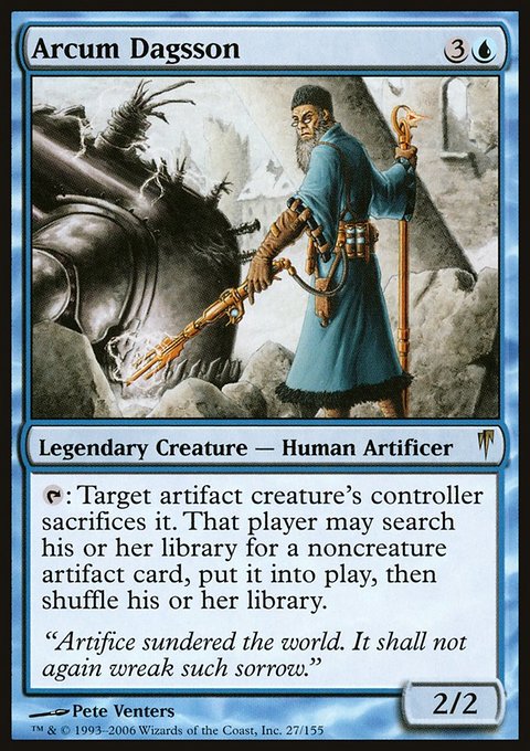 Arcum Dagsson, Coldsnap #27, Magic: The Gathering card
