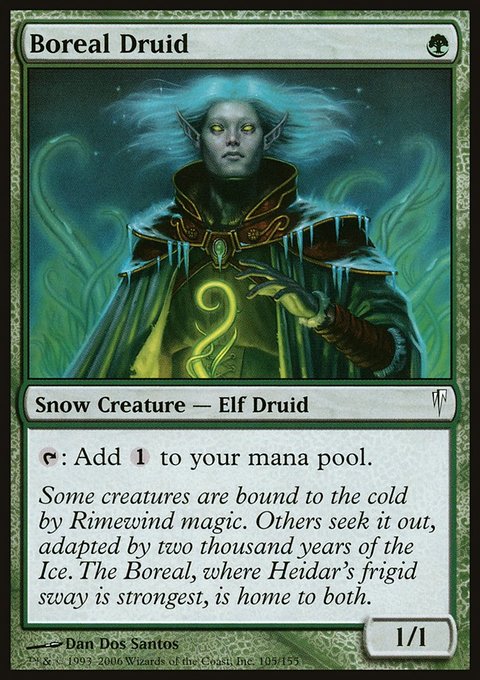 Boreal Druid, Coldsnap #105, Magic: The Gathering card