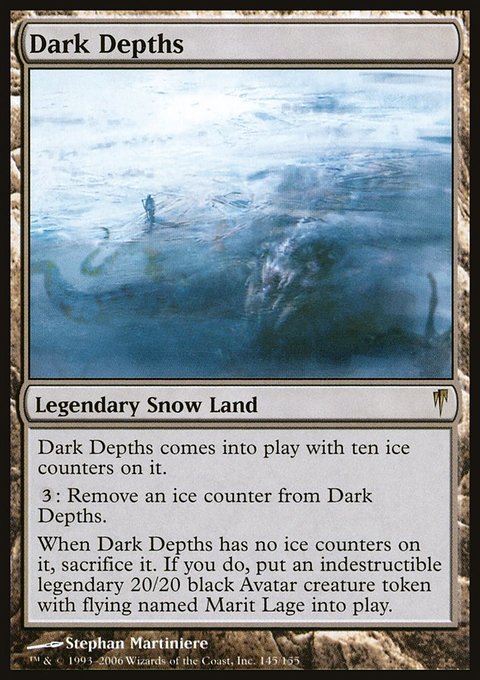 Dark Depths, Coldsnap #145, Magic: The Gathering card