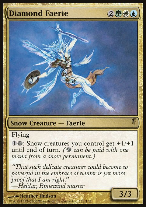 Diamond Faerie, Coldsnap #128, Magic: The Gathering card