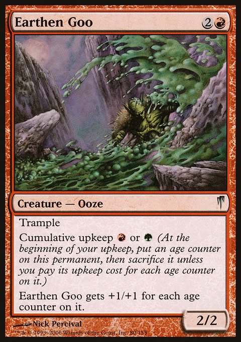 Earthen Goo, Coldsnap #80, Magic: The Gathering card