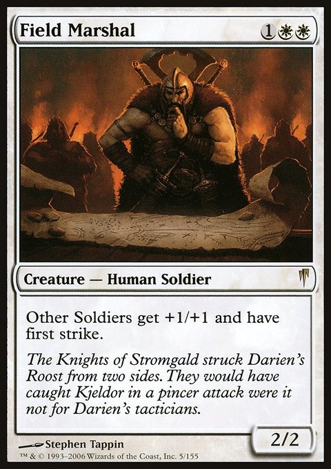 Field Marshal, Coldsnap #5, Magic: The Gathering card