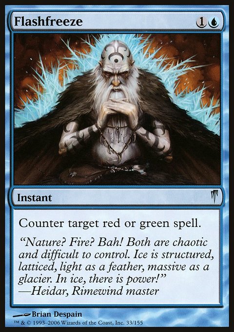 Flashfreeze, Coldsnap #33, Magic: The Gathering card