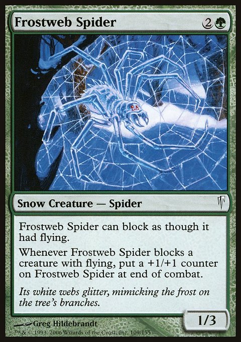 Frostweb Spider, Coldsnap #109, Magic: The Gathering card