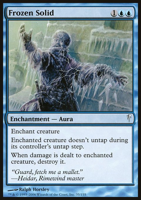 Frozen Solid, Coldsnap #35, Magic: The Gathering card
