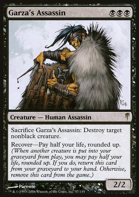 Garza's Assassin, Coldsnap #57, Magic: The Gathering card