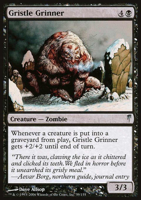 Gristle Grinner, Coldsnap #59, Magic: The Gathering card