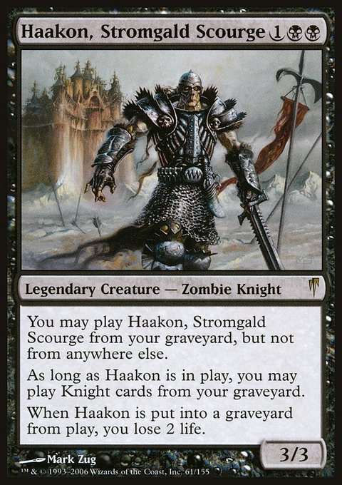 Haakon, Stromgald Scourge, Coldsnap #61, Magic: The Gathering card