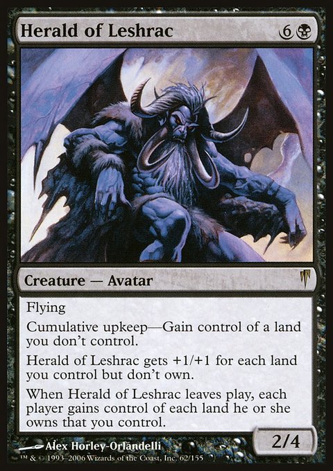 Herald of Leshrac, Coldsnap #62, Magic: The Gathering card