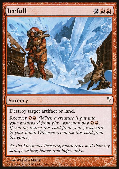 Icefall, Coldsnap #85, Magic: The Gathering card