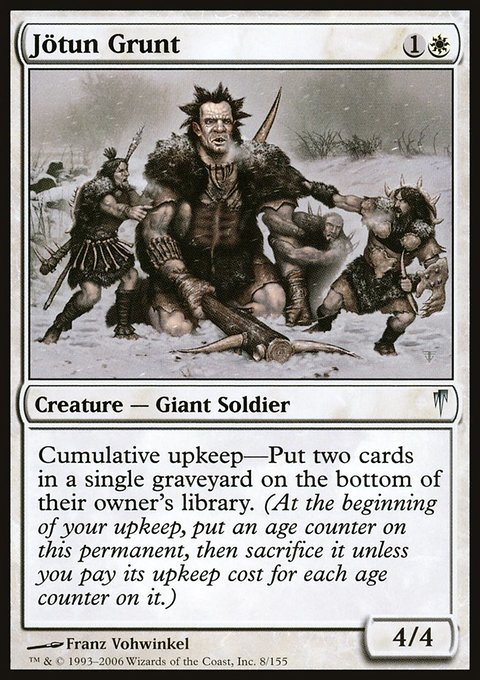 Jötun Grunt, Coldsnap #8, Magic: The Gathering card