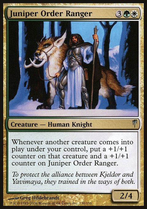 Juniper Order Ranger, Coldsnap #130, Magic: The Gathering card