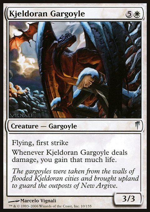 Kjeldoran Gargoyle, Coldsnap #10, Magic: The Gathering card