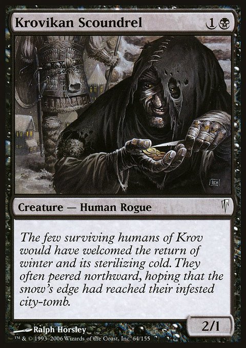 Krovikan Scoundrel, Coldsnap #64, Magic: The Gathering card