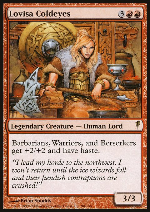 Lovisa Coldeyes, Coldsnap #90, Magic: The Gathering card