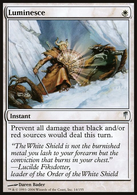 Luminesce, Coldsnap #14, Magic: The Gathering card