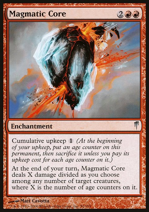 Magmatic Core, Coldsnap #91, Magic: The Gathering card