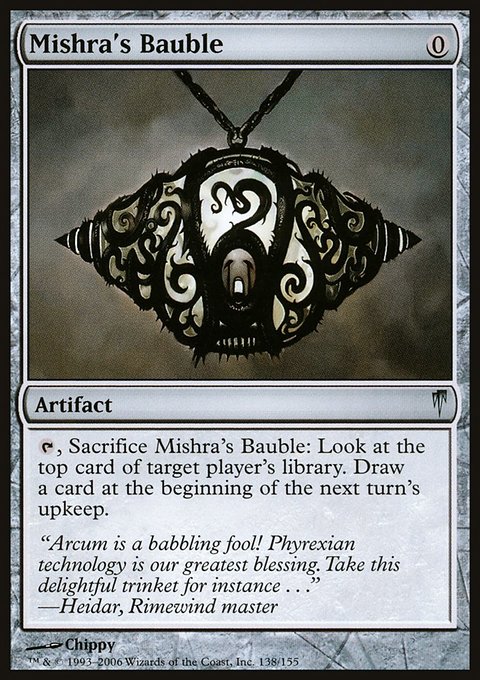 Mishra's Bauble, Coldsnap #138, Magic: The Gathering card