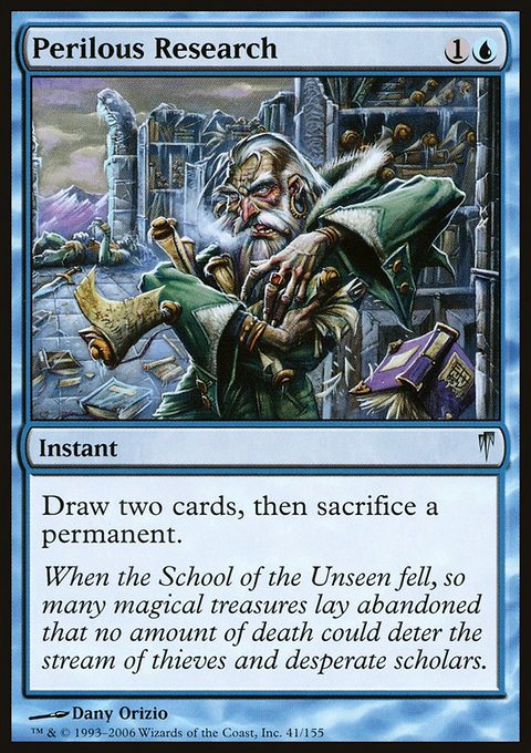 Perilous Research, Coldsnap #41, Magic: The Gathering card