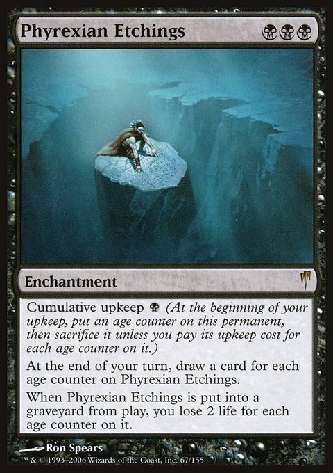Phyrexian Etchings, Coldsnap #67, Magic: The Gathering card