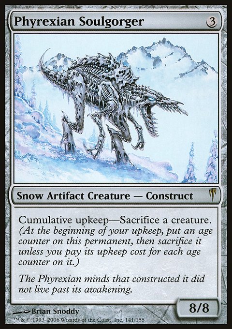 Phyrexian Soulgorger, Coldsnap #141, Magic: The Gathering card
