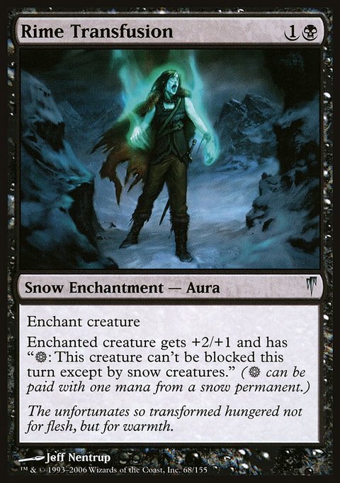 Rime Transfusion, Coldsnap #68, Magic: The Gathering card