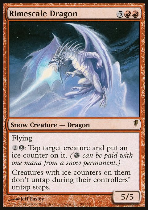 Rimescale Dragon, Coldsnap #95, Magic: The Gathering card
