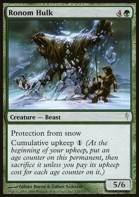 Ronom Hulk, Coldsnap #119, Magic: The Gathering card
