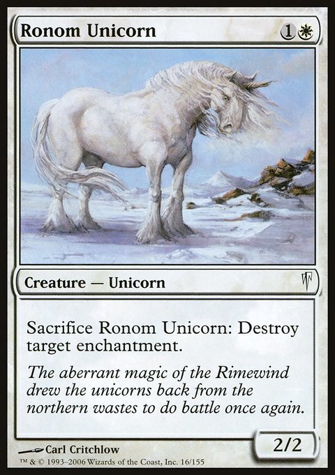Ronom Unicorn, Coldsnap #16, Magic: The Gathering card