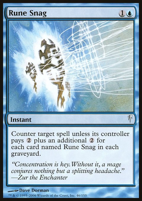 Rune Snag, Coldsnap #46, Magic: The Gathering card