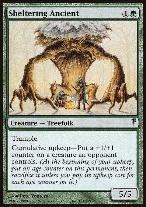 Sheltering Ancient, Coldsnap #121, Magic: The Gathering card
